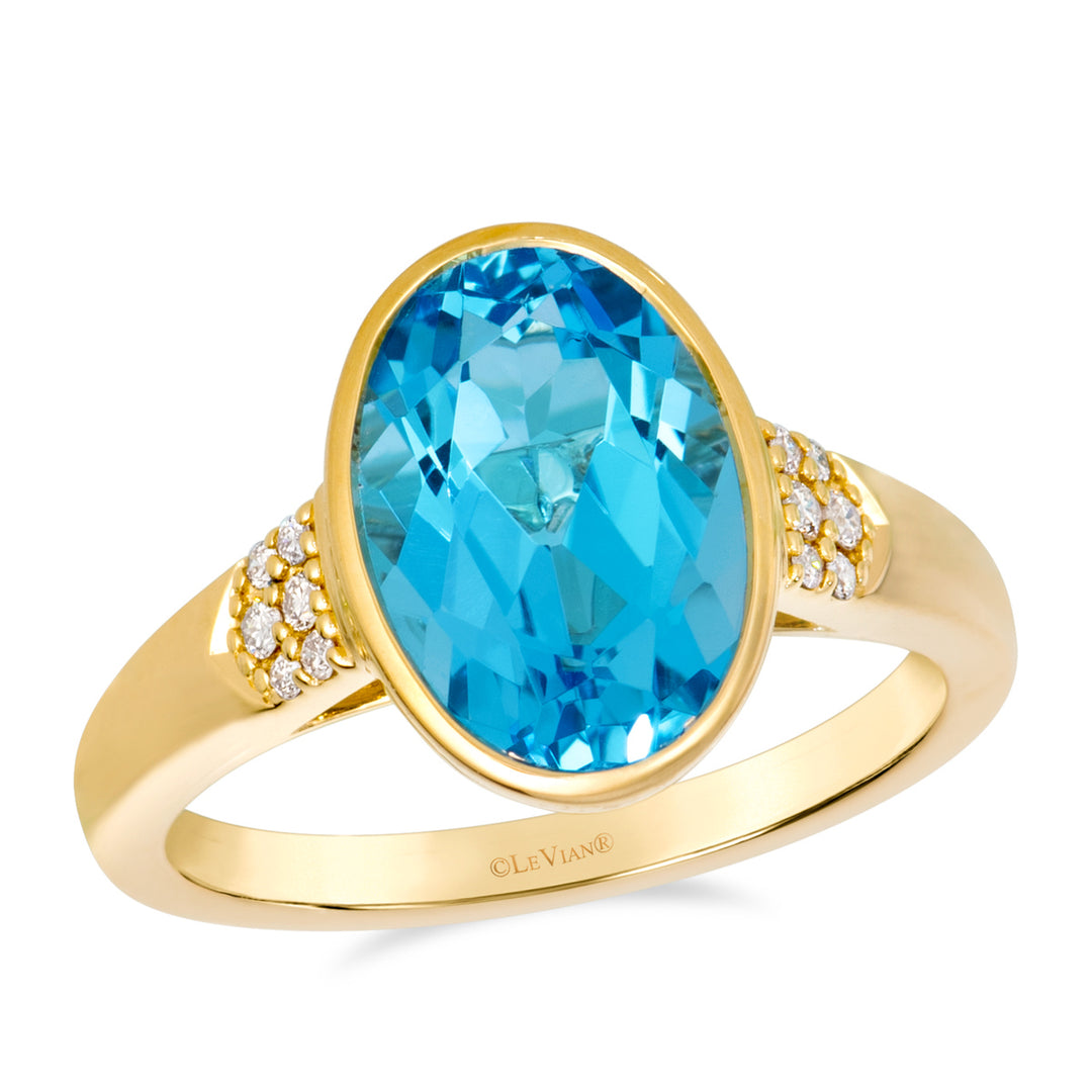 Honey Gold™Ocean Blue Topaz™RING