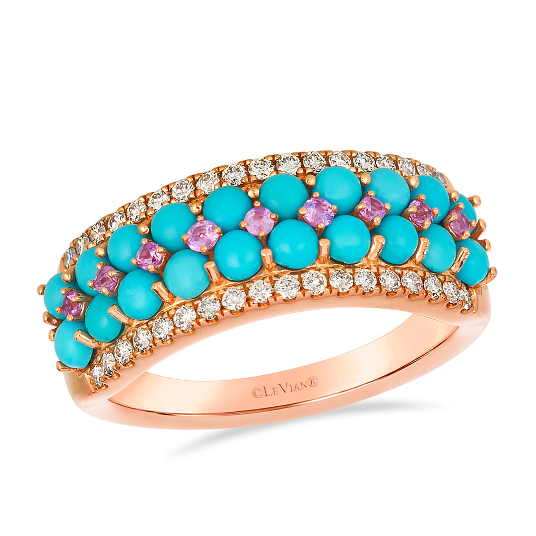 Strawberry Gold®Robins Egg Blue Turquoise™RING
