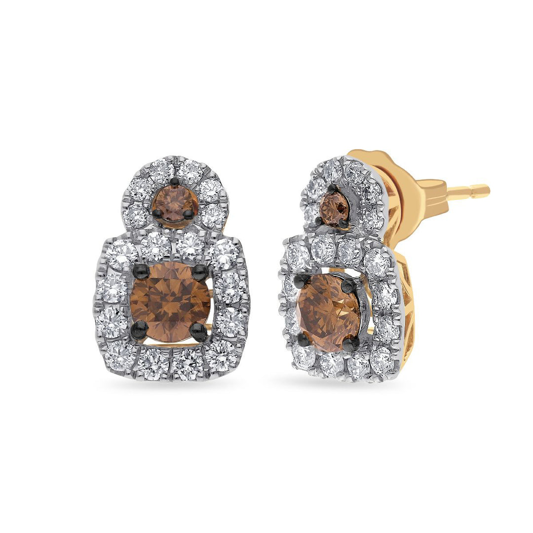Honey Gold™Chocolate Diamonds®EARRINGS