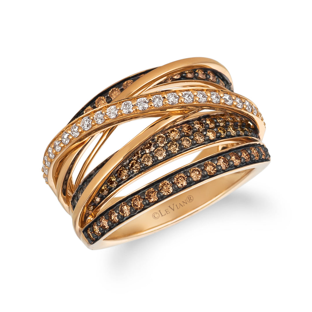 Strawberry Gold®Chocolate Diamonds®RING