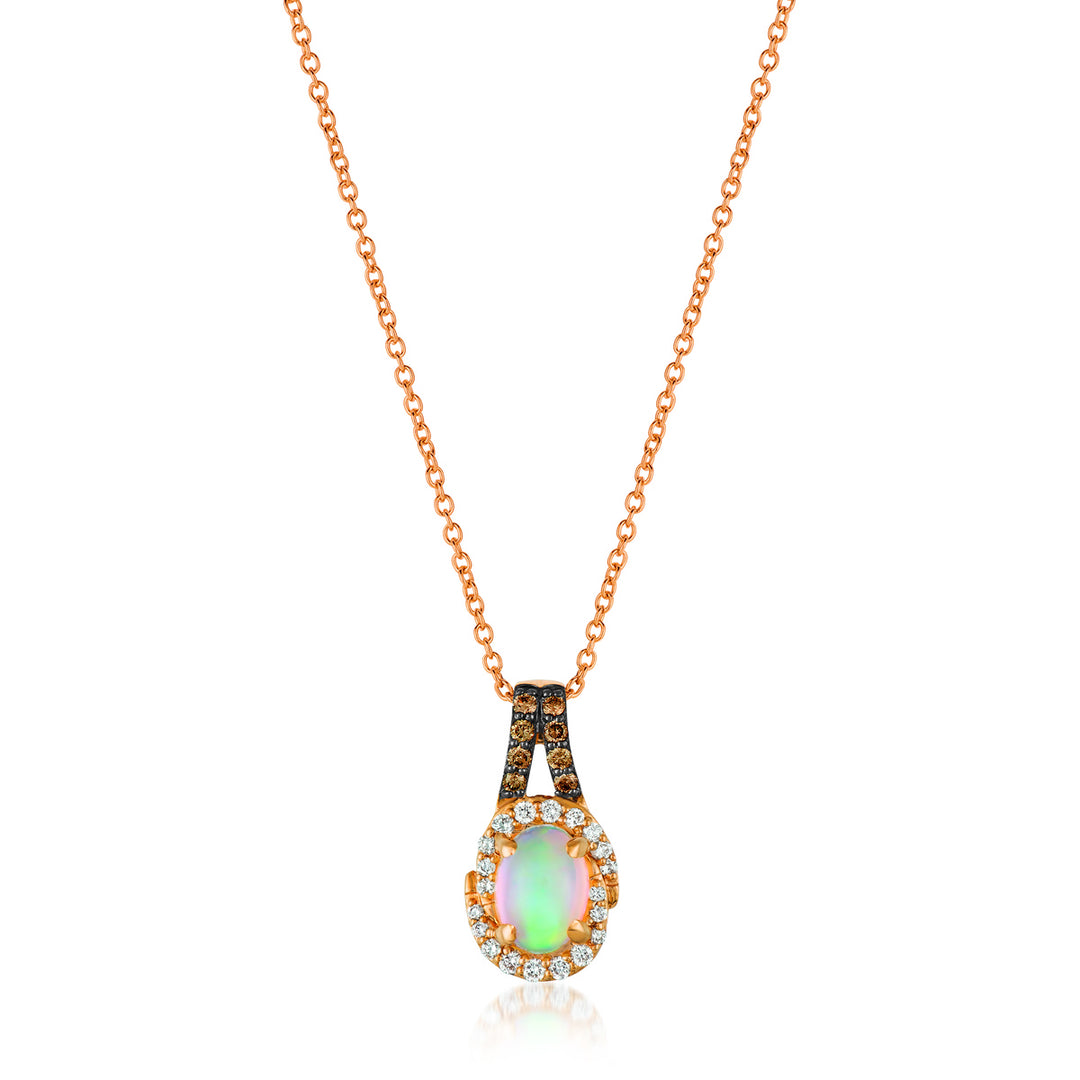 Strawberry Gold®Neopolitan Opal®PENDANT