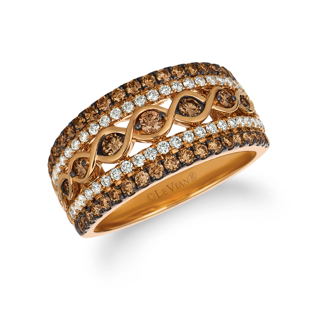 Strawberry Gold®Chocolate Diamonds®RING