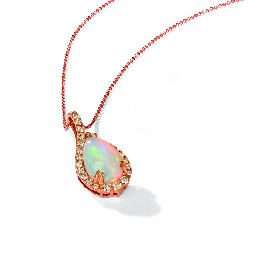 Strawberry Gold®Neopolitan Opal®PENDANT