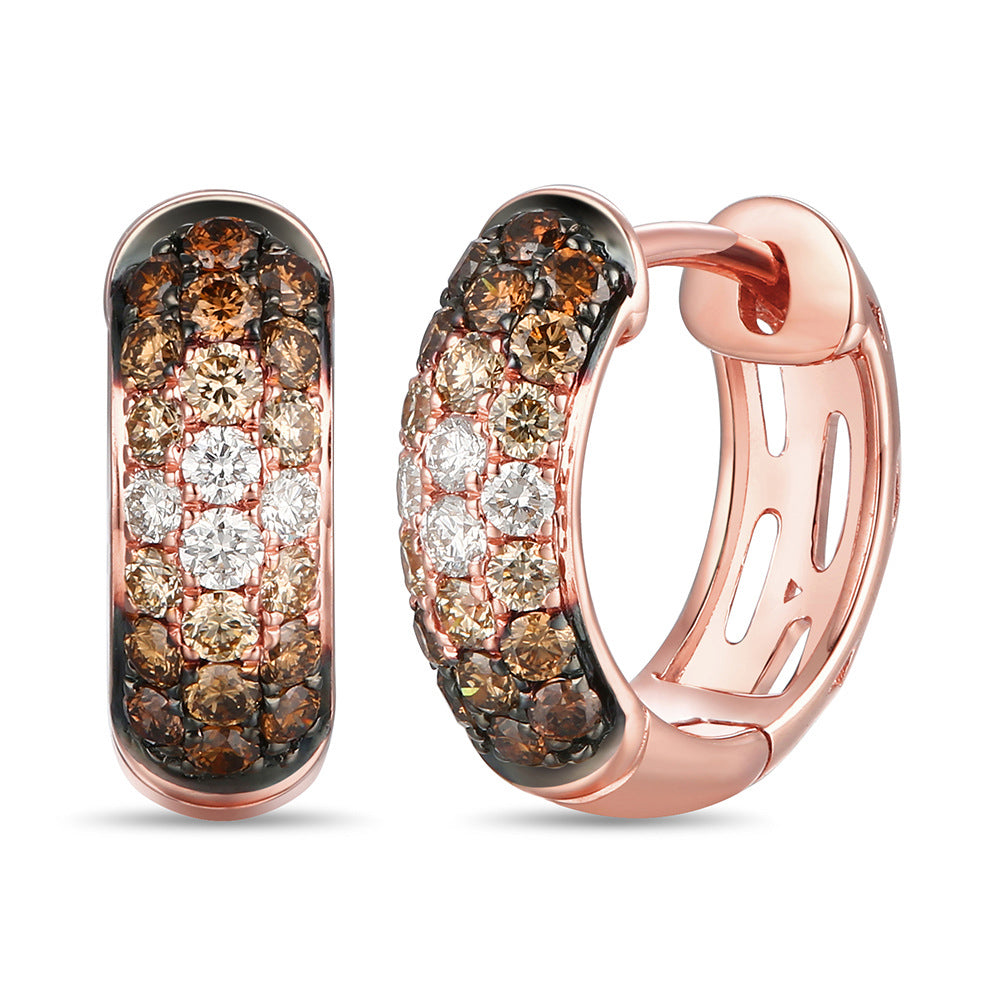 Strawberry Gold®Chocolate Ombré® DiamondsEARRINGS