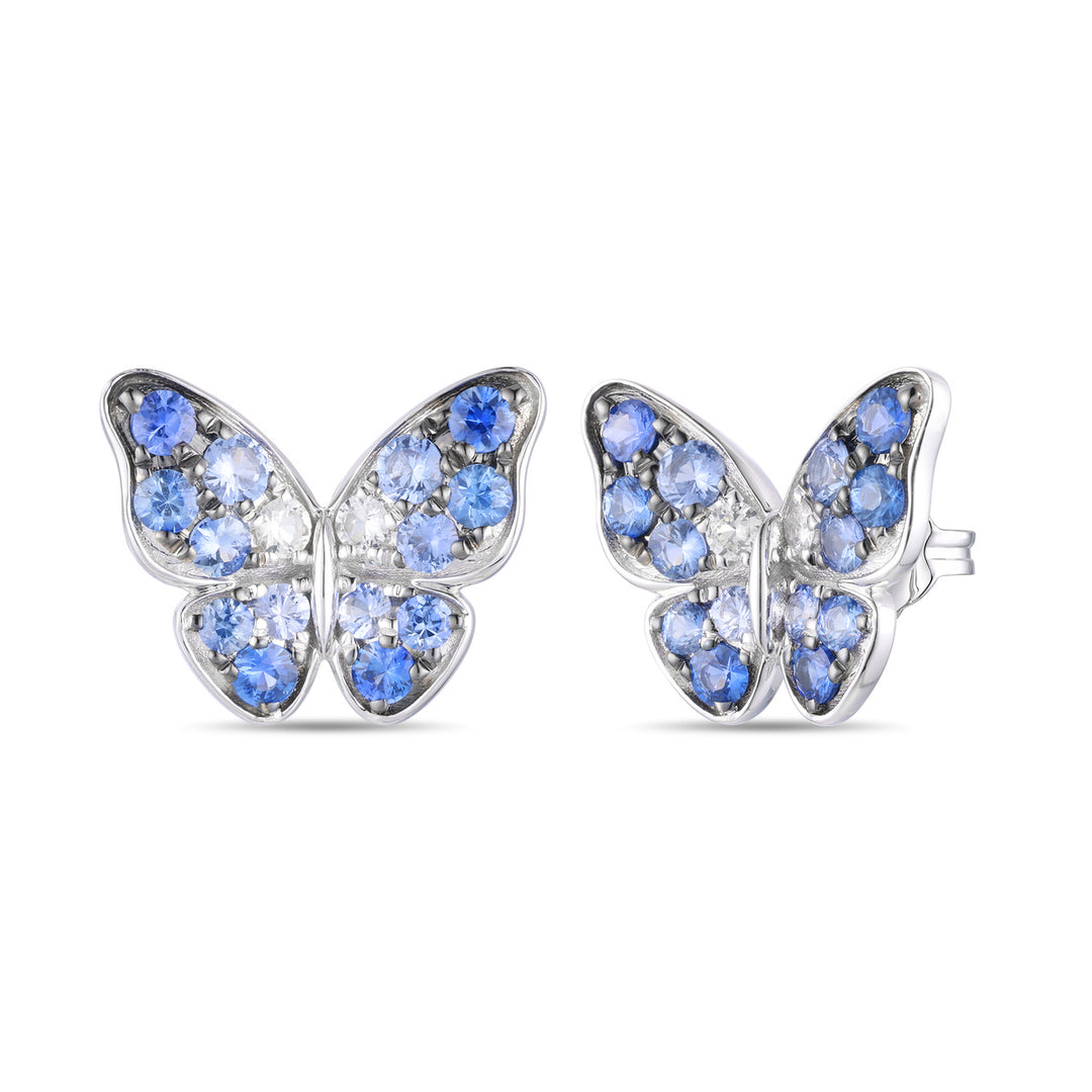 Vanilla Gold®Denim Ombré® SapphireEARRINGS