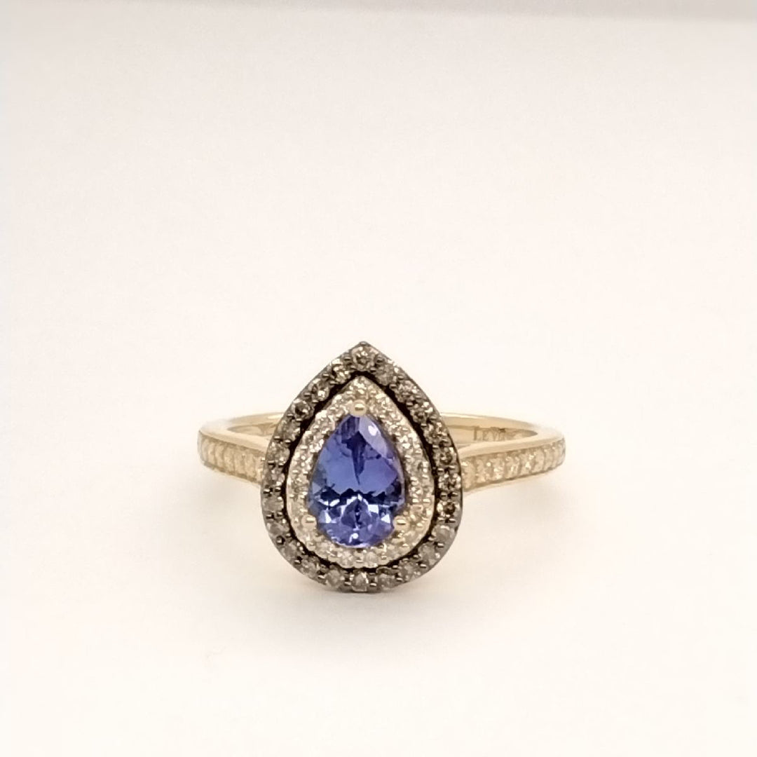 Honey Gold™Blueberry Tanzanite®RING