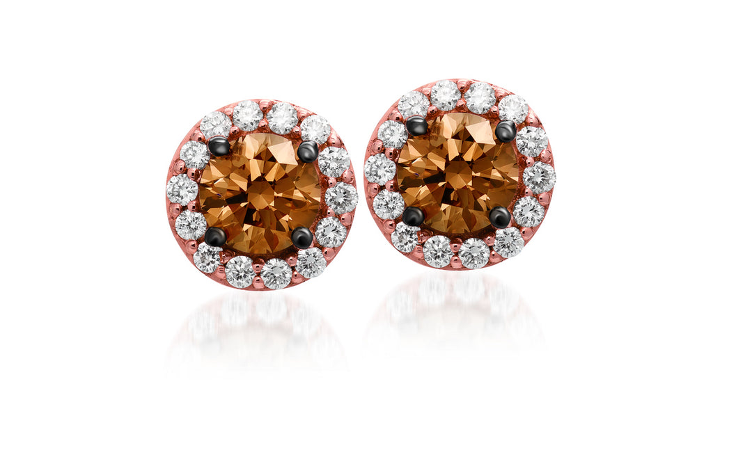 Strawberry Gold®Chocolate Diamonds®EARRINGS