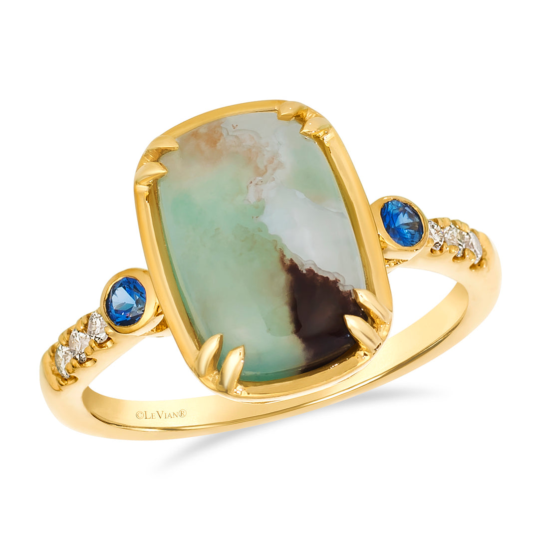 Honey Gold™Peacock Aquaprase™RING