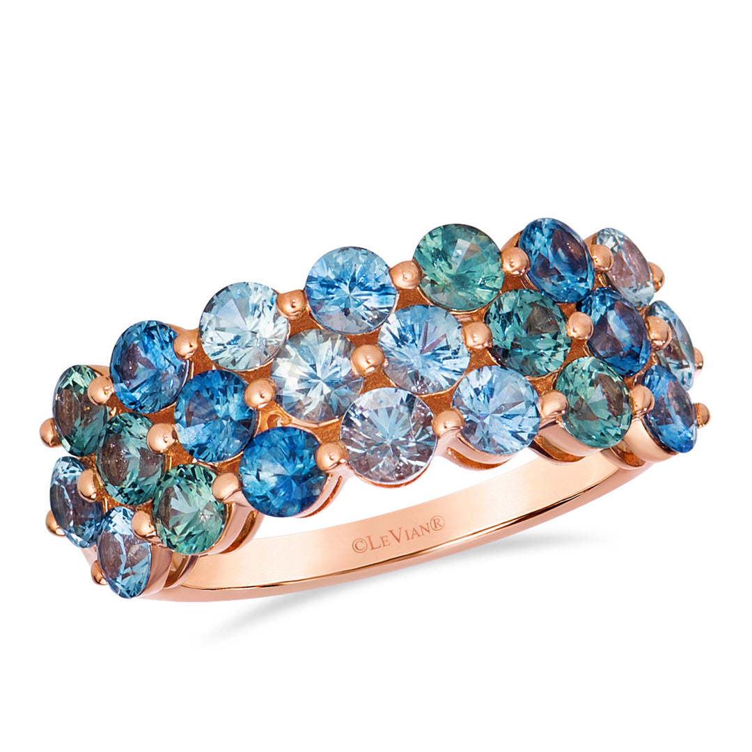 Strawberry Gold®Montana Sapphire Ombré™RING