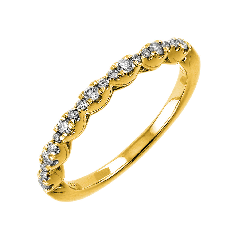 14Kt Yellow Gold Diamond 1/5Ctw Ring