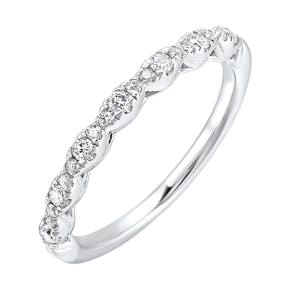 Platinum White Diamond 1/5Ctw Ring