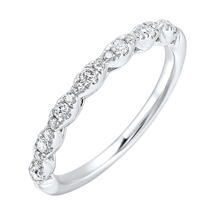 Platinum White Diamond 1/5Ctw Ring