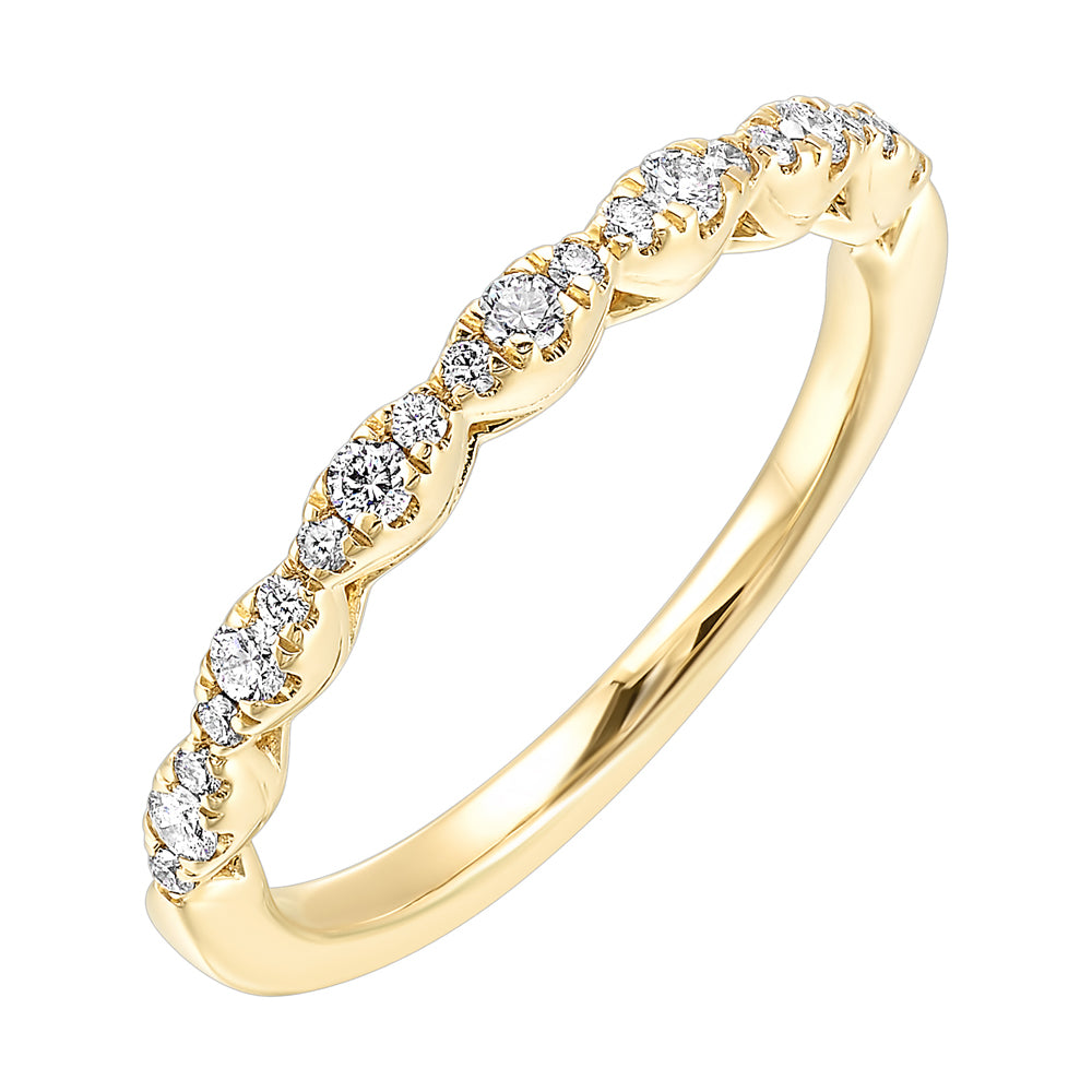 14Kt Yellow Gold Diamond 1/5Ctw Ring