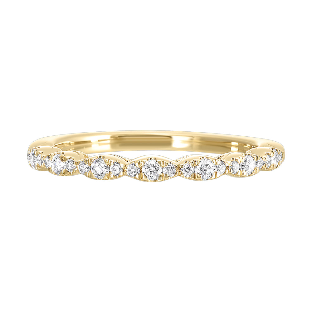 14Kt Yellow Gold Diamond 1/5Ctw Ring