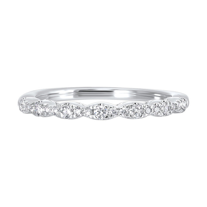Platinum White Diamond 1/5Ctw Ring