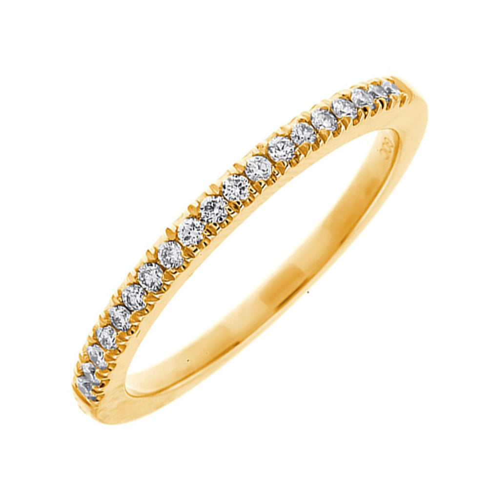 14Kt Yellow Gold Diamond 1/6Ctw Ring