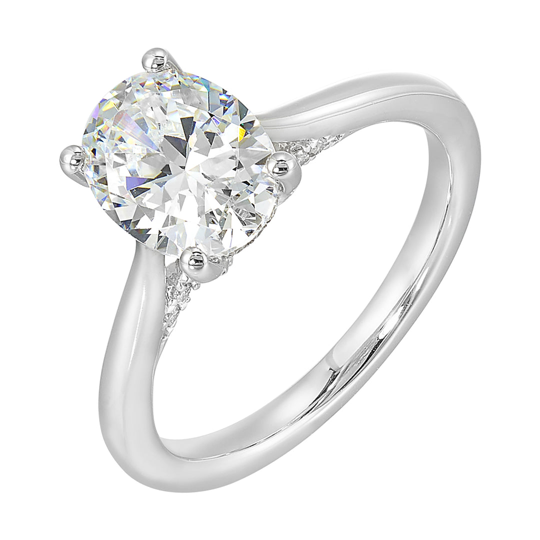 14Kt White Gold Diamond 1/5Ctw Ring