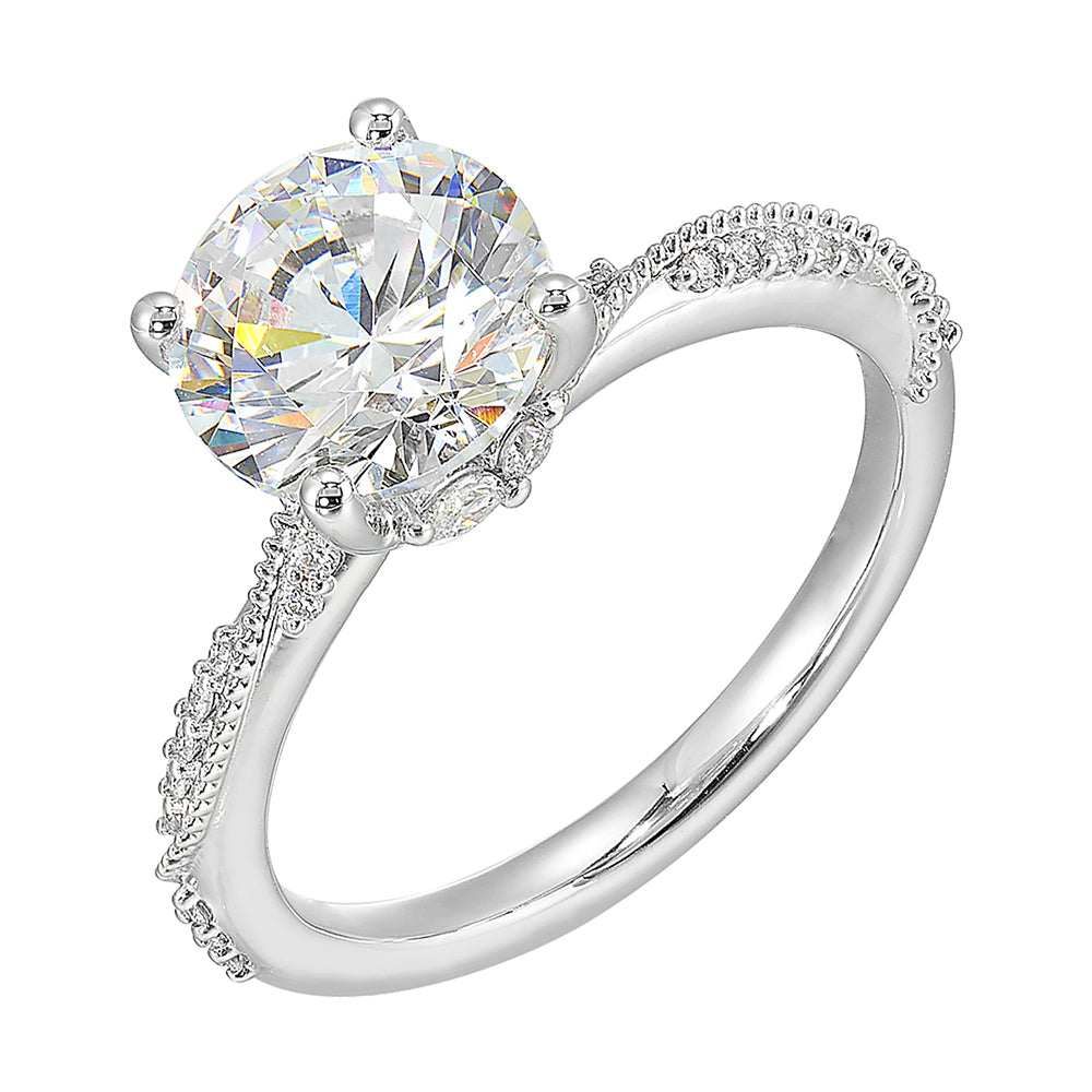 14Kt White Gold Diamond 1/5Ctw Ring
