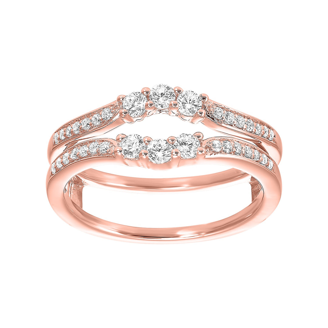 14Kt Rose Gold Diamond 1/3Ctw Ring