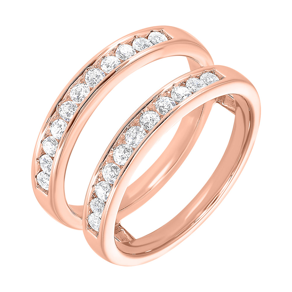 14Kt Rose Gold Diamond 3/8Ctw Ring