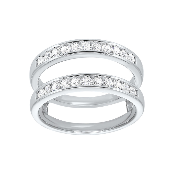 14Kt White Gold Diamond 3/8Ctw Ring