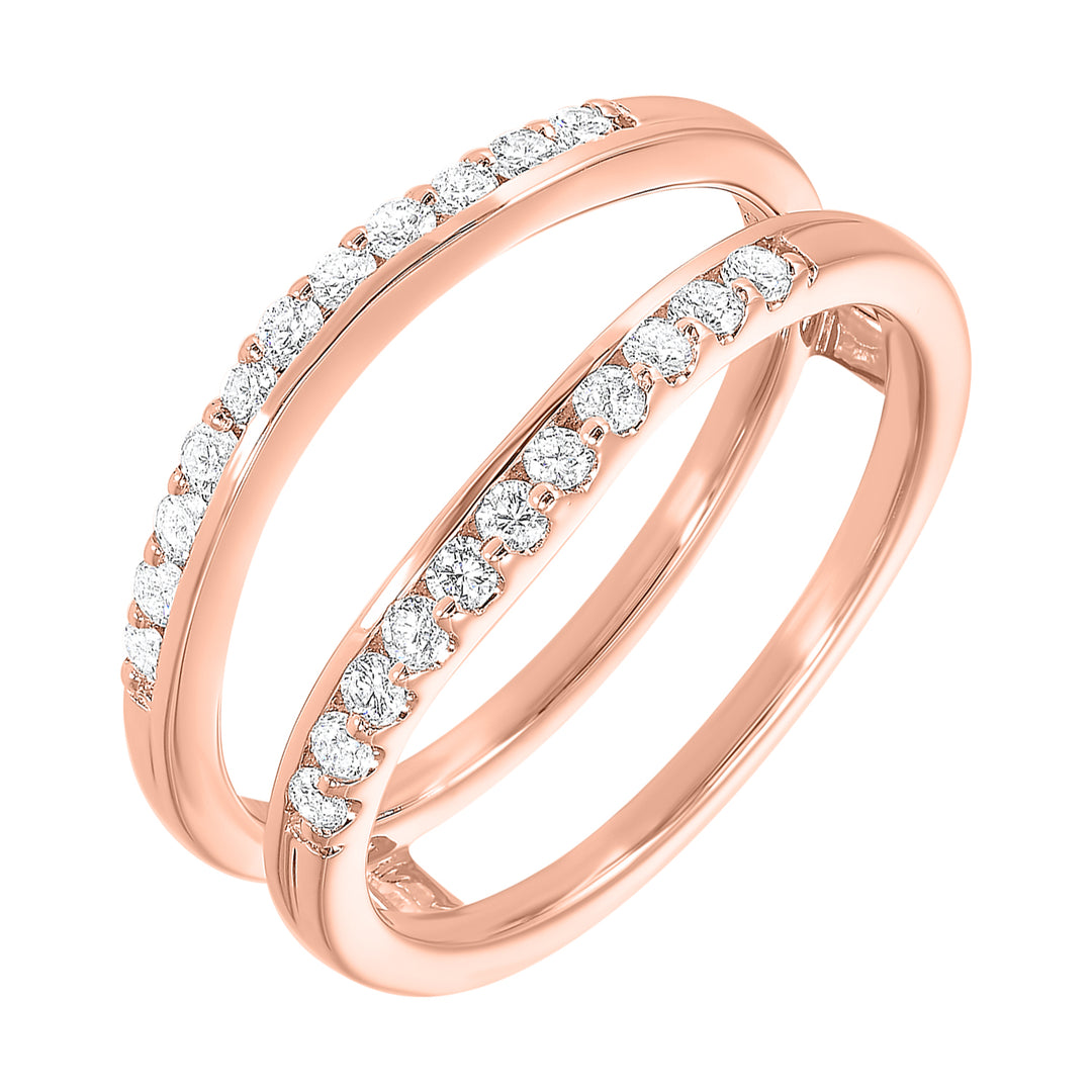 14Kt Rose Gold Diamond 1/3Ctw Ring