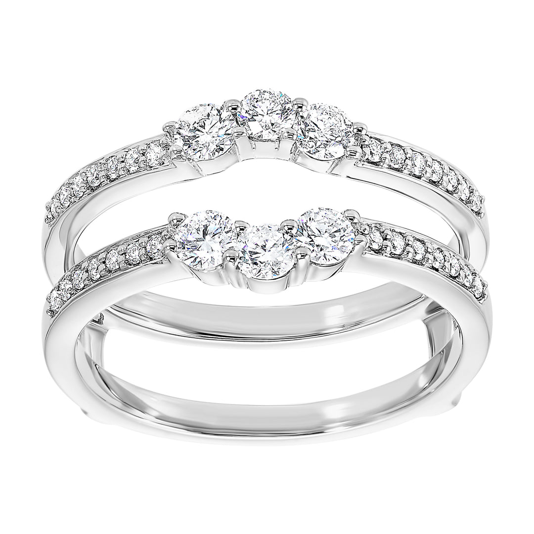 14Kt White Gold Diamond 5/8Ctw Ring