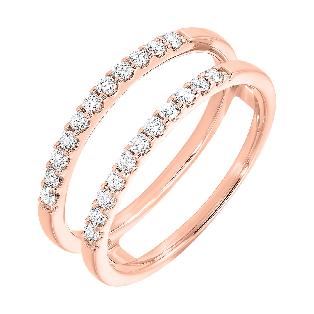 14Kt Rose Gold Diamond 1/3Ctw Ring