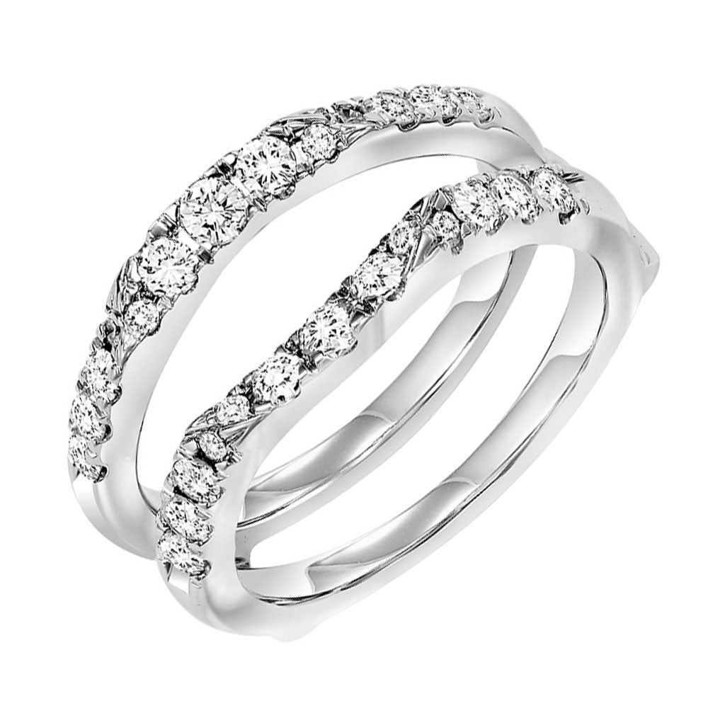 14Kt White Gold Diamond 5/6Ctw Ring