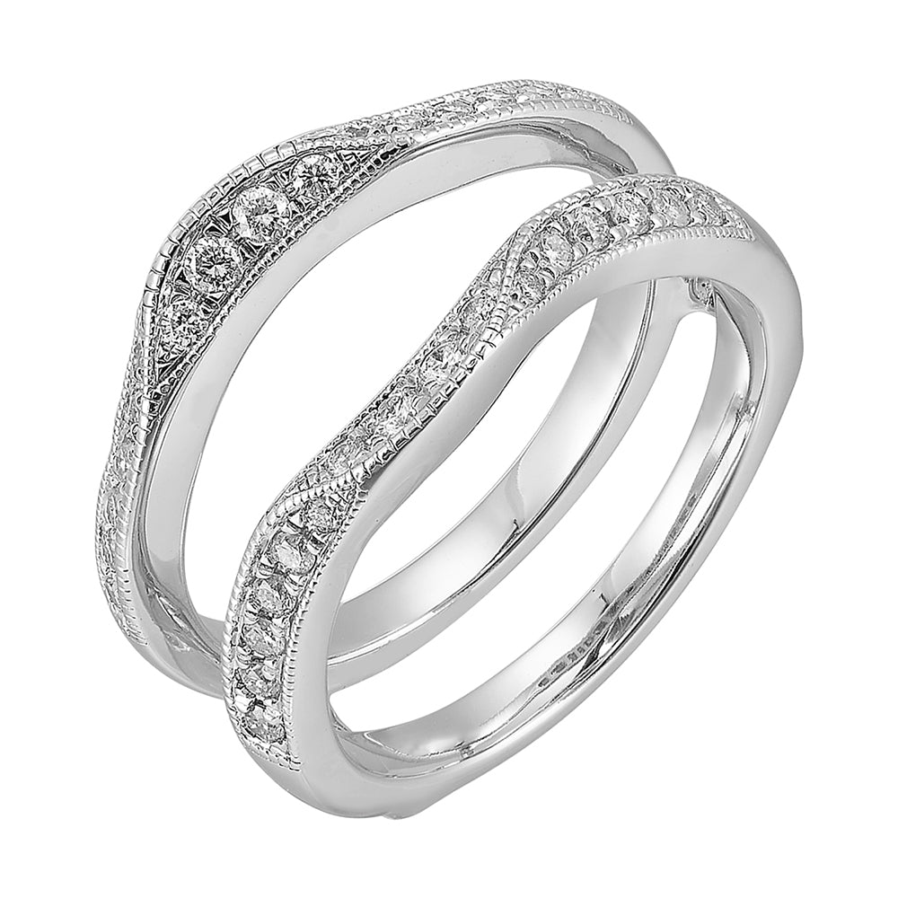 14Kt White Gold Diamond 1/3Ctw Ring