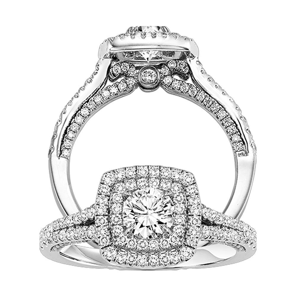 14Kt White Gold Diamond 1Ctw Ring
