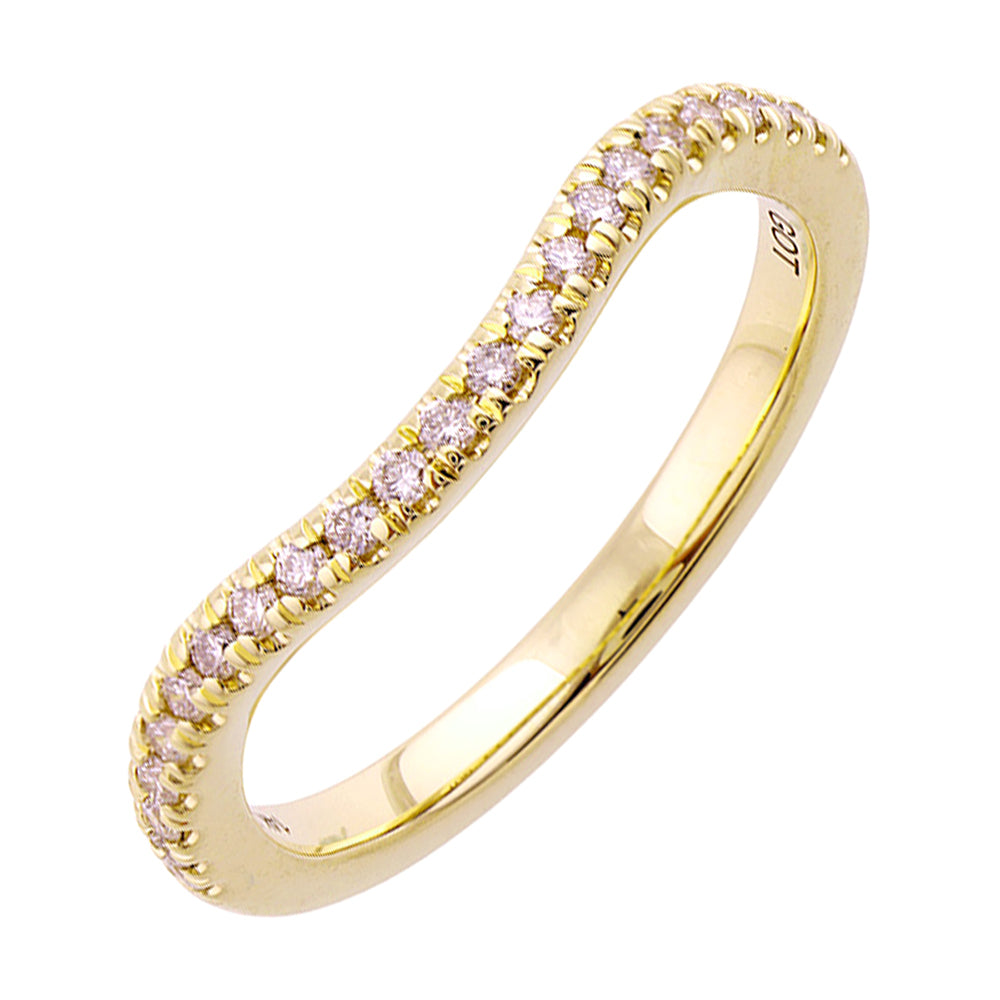 14Kt Yellow Gold Diamond 1/5Ctw Ring