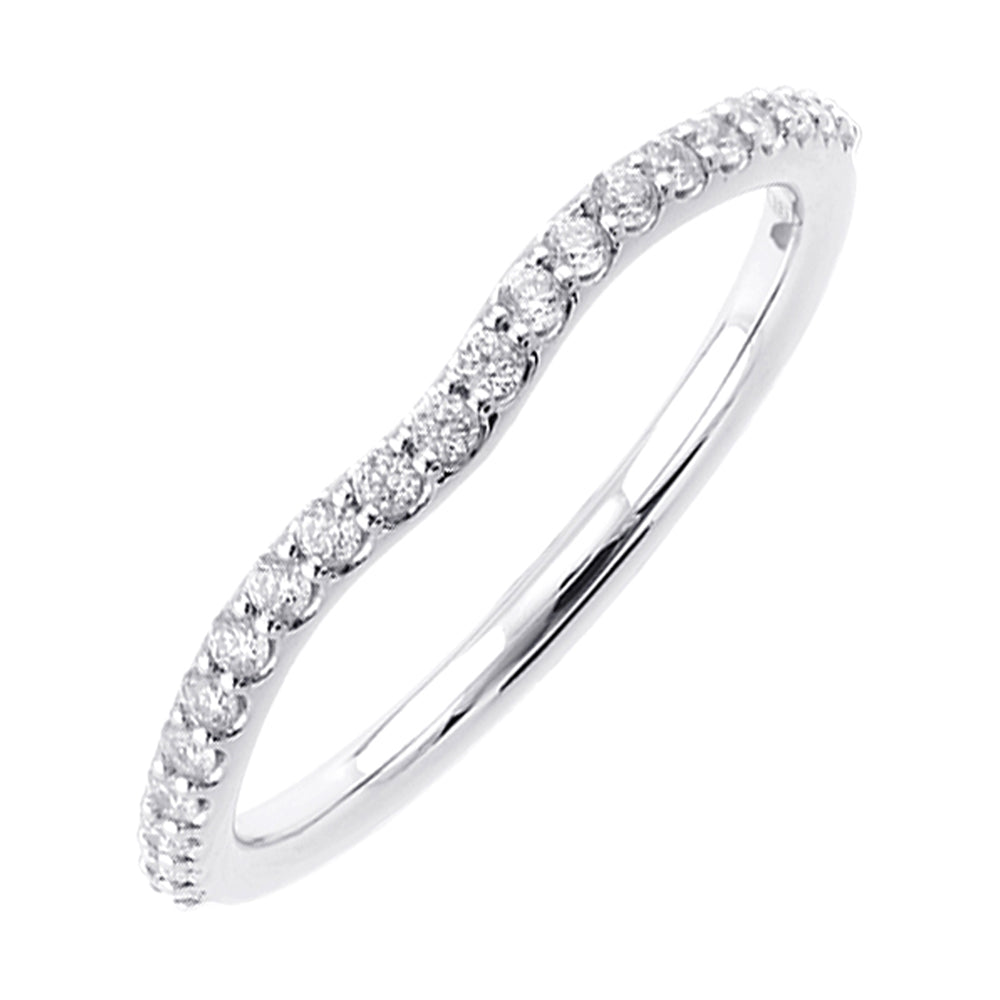 14Kt White Gold Diamond 1/5Ctw ring