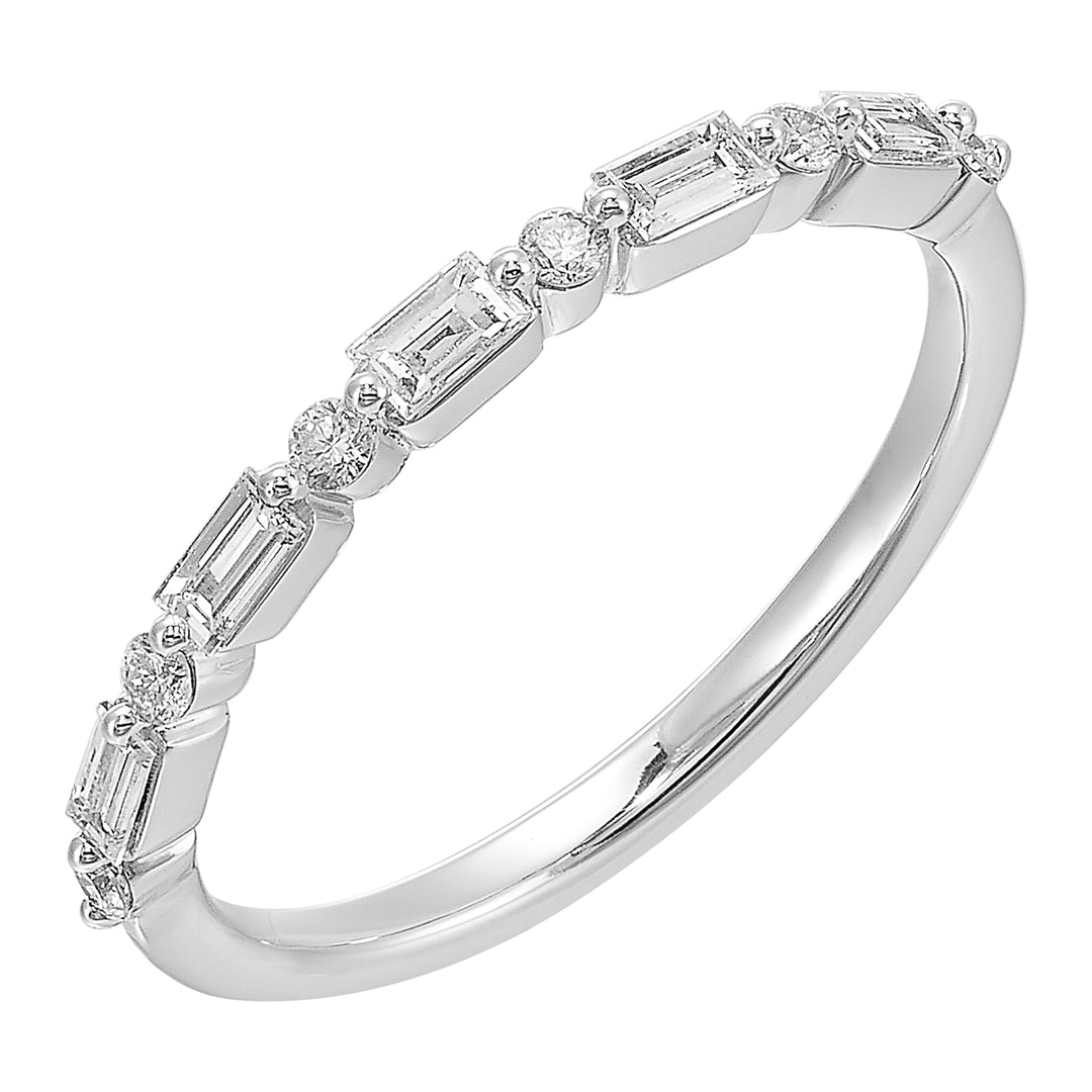 14Kt White Gold Diamond 1/4Ctw Ring