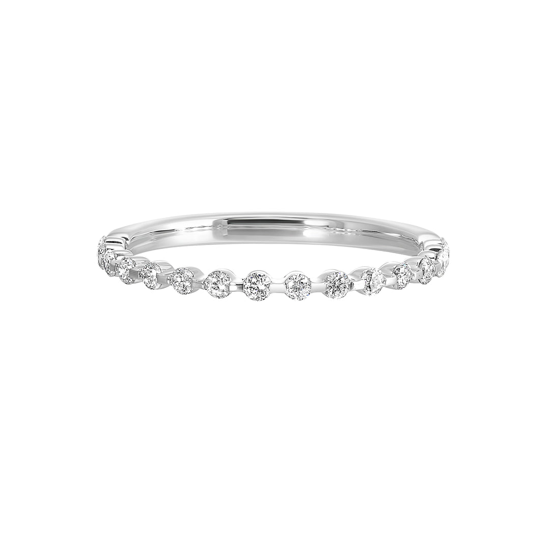 14Kt White Gold Diamond 1/7Ctw Ring