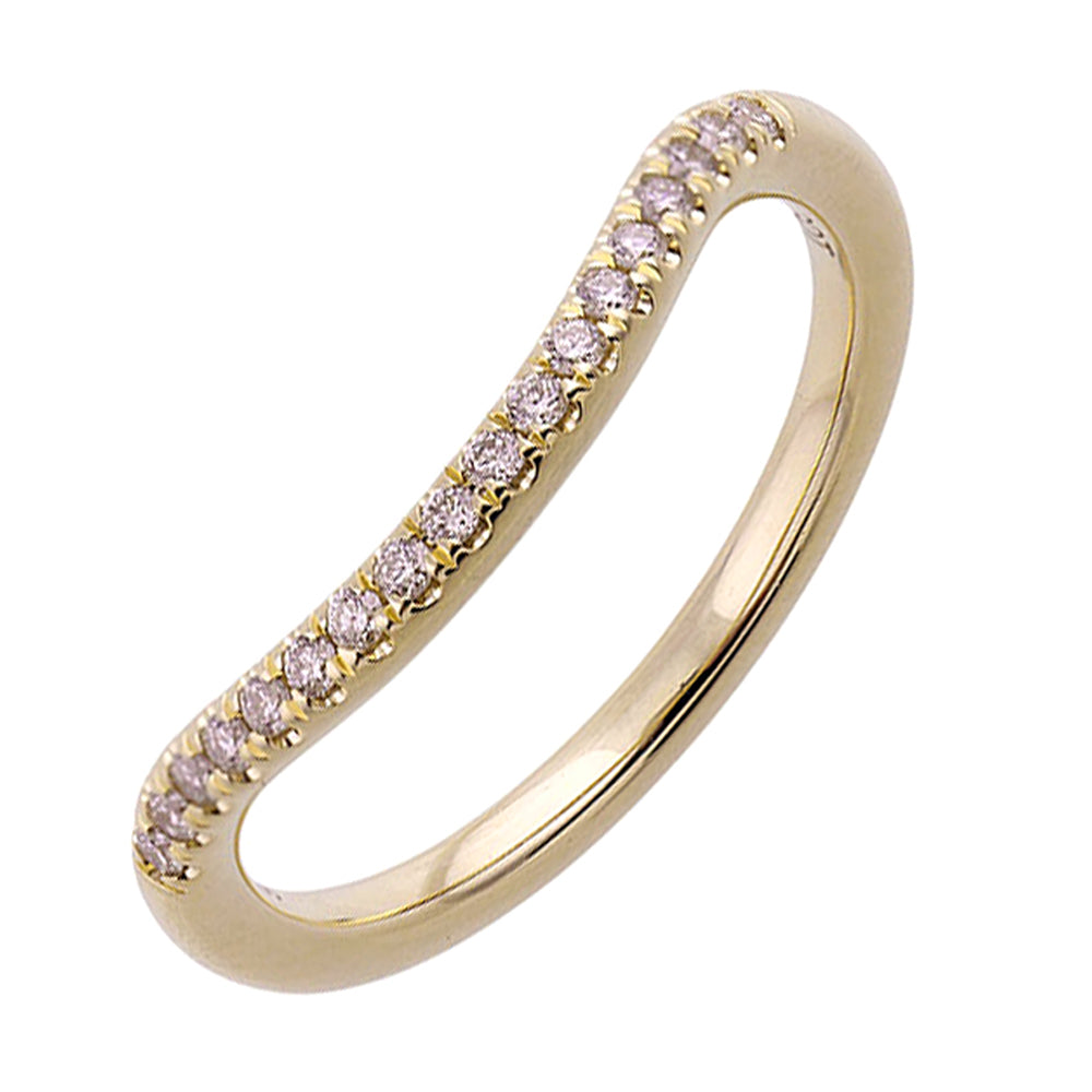 14Kt Yellow Gold Diamond 1/8Ctw Ring