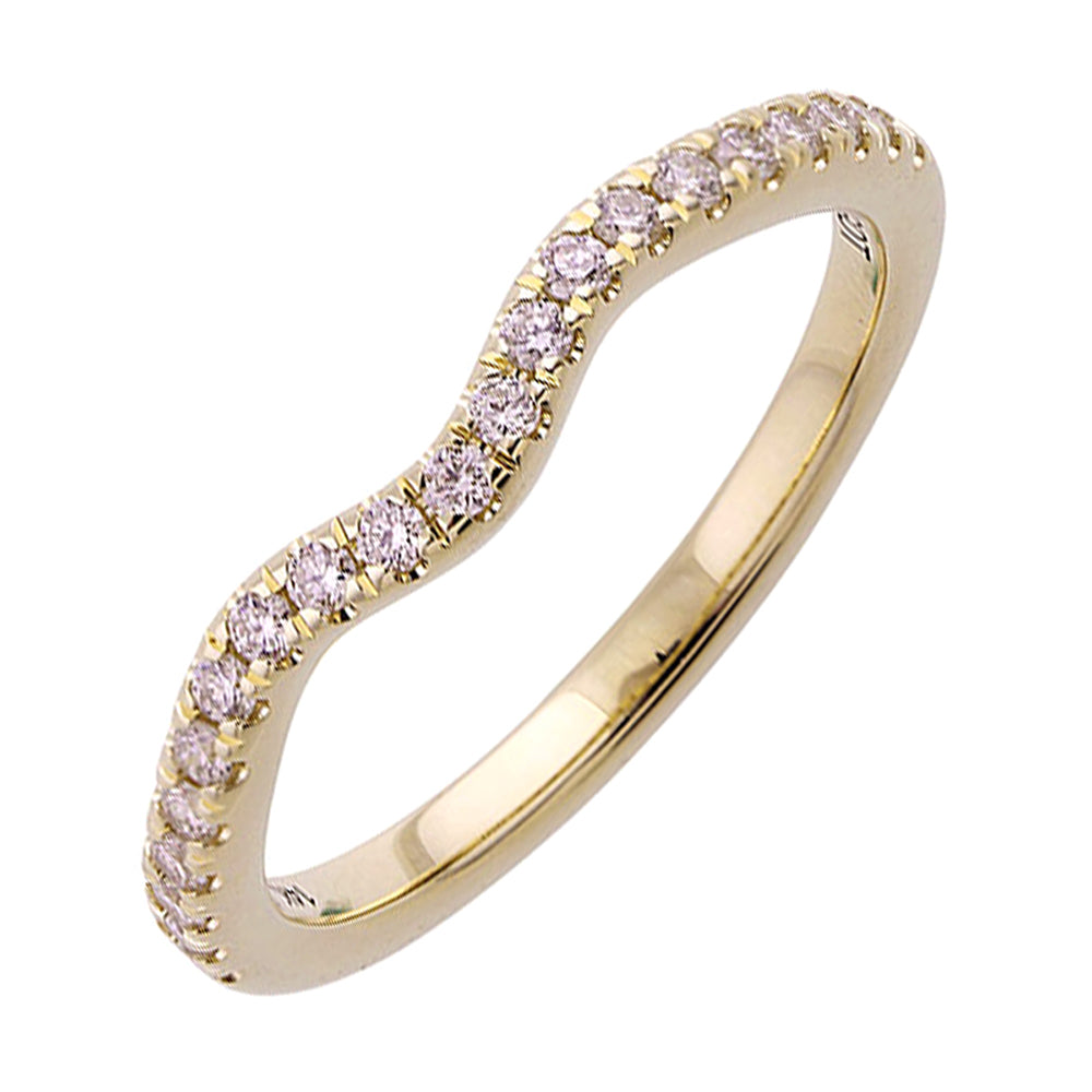 14Kt Yellow Gold Diamond 1/5Ctw Ring
