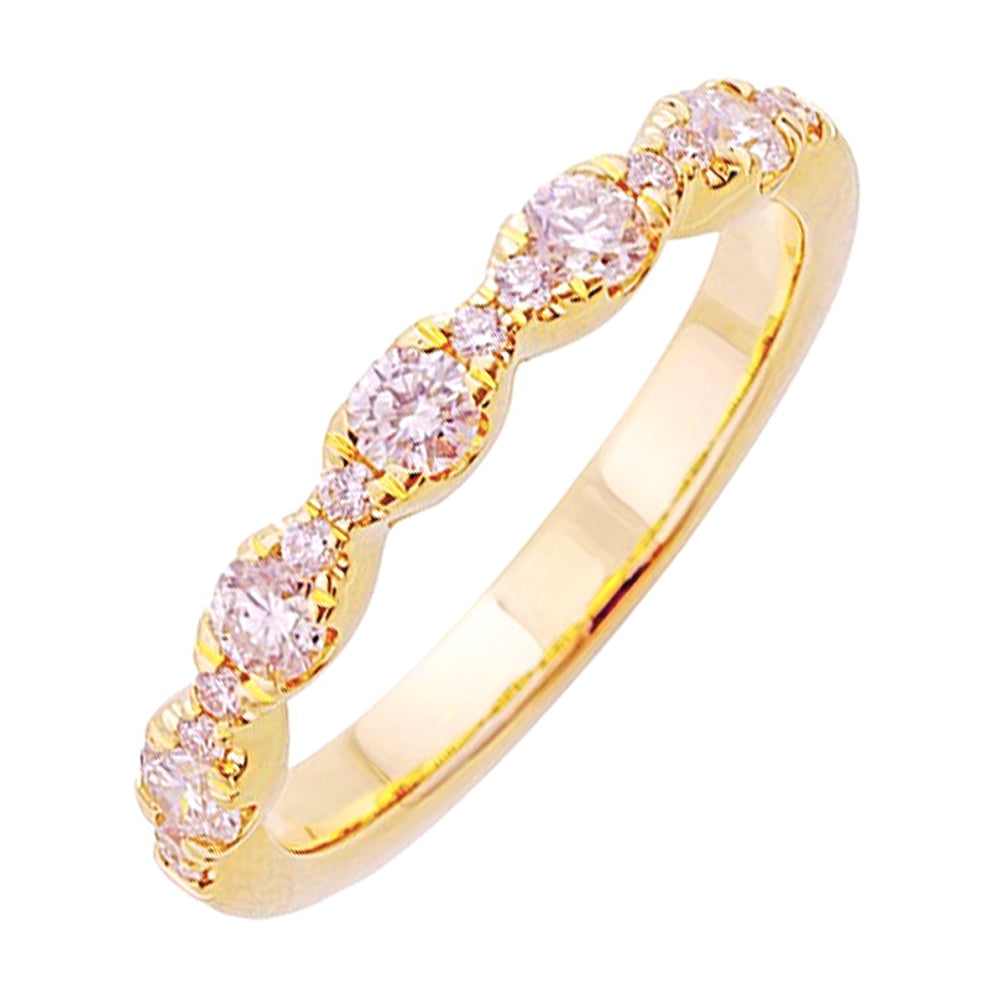 14Kt Yellow Gold Diamond 1/2Ctw Ring