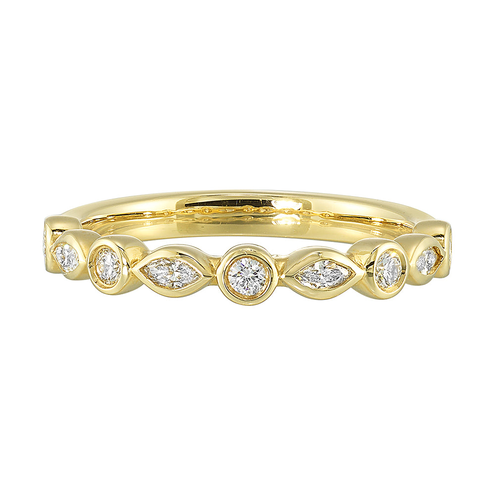 14Kt Yellow Gold Diamond 1/3Ctw Ring
