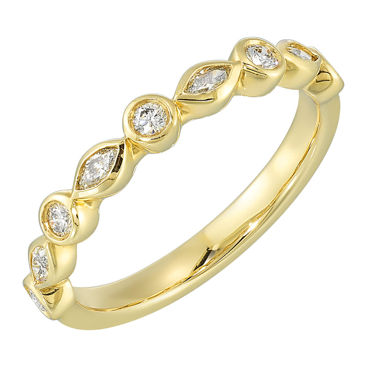 14Kt Yellow Gold Diamond 1/3Ctw Ring