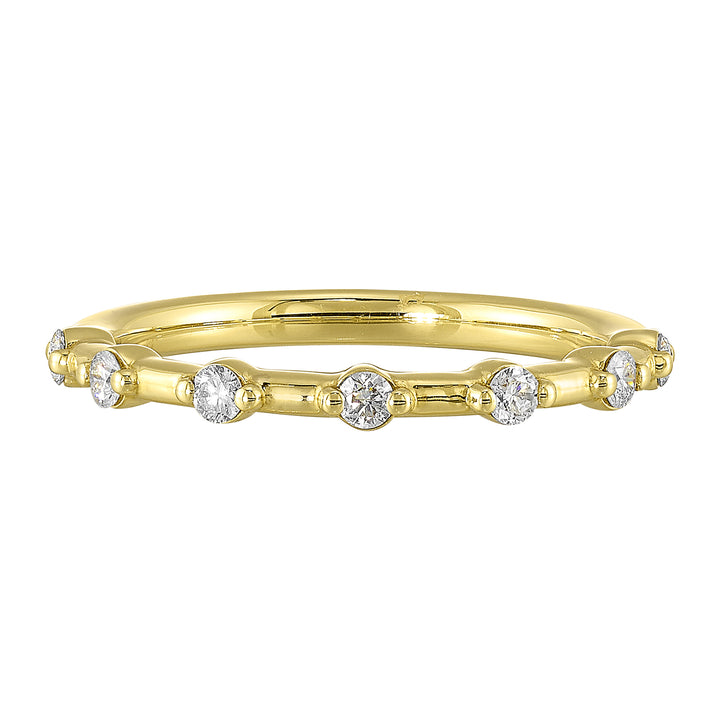 14Kt Yellow Gold Diamond 1/5Ctw Ring