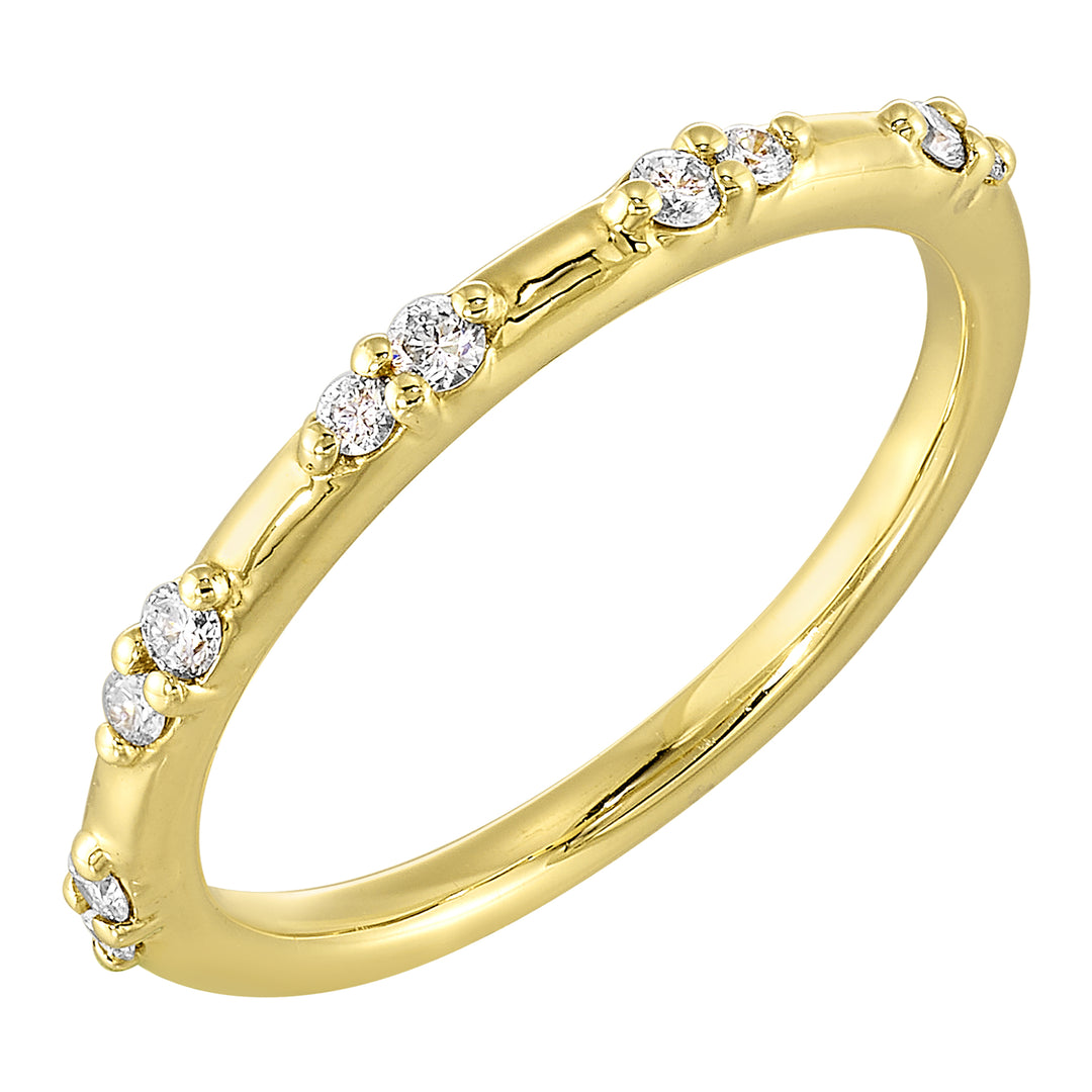14Kt Yellow Gold Diamond 1/7Ctw Ring