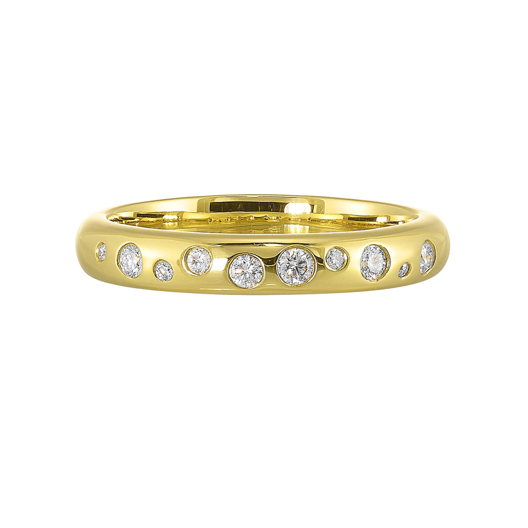 14Kt Yellow Gold Diamond 1/7Ctw Ring