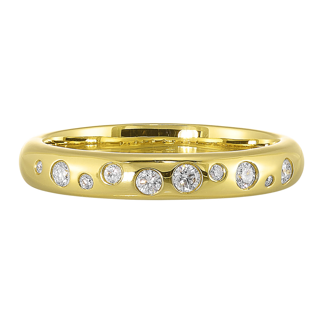 14Kt Yellow Gold Diamond 1/7Ctw Ring