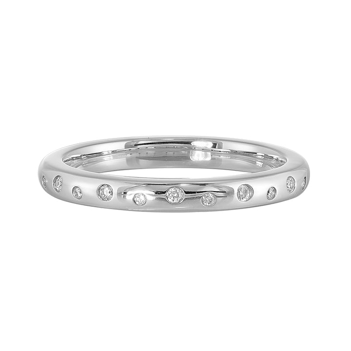 14Kt White Gold Diamond 1/20Ctw Ring