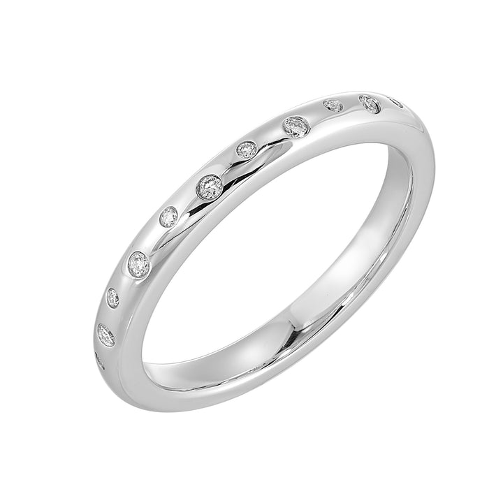 14Kt White Gold Diamond 1/20Ctw Ring