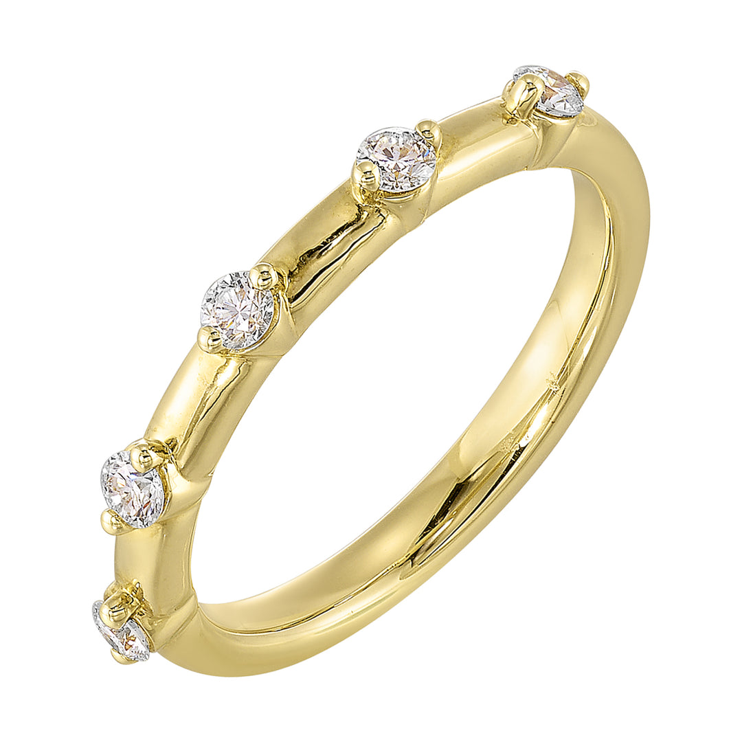 14Kt Yellow Gold Diamond 1/4Ctw Ring