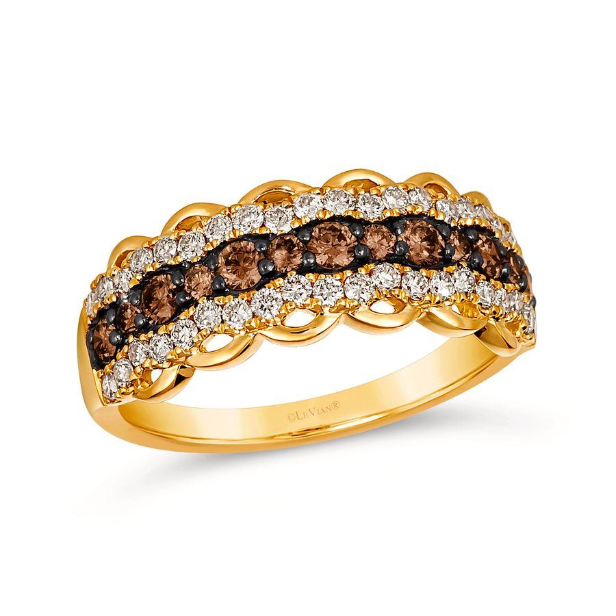 14K YELLOW GOLD DIAMOND  RING
