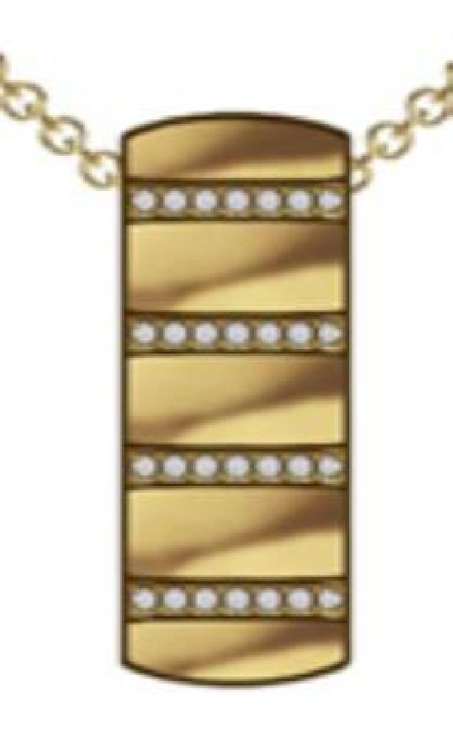 14K YELLOW GOLD DIAMOND  PENDANT