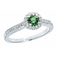 14K Emerald & Diamond Ring NR1175EWB